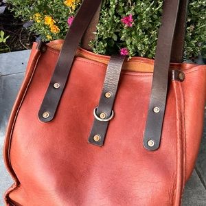 Emil Erwin Leather Market Tote - gorgeous leather